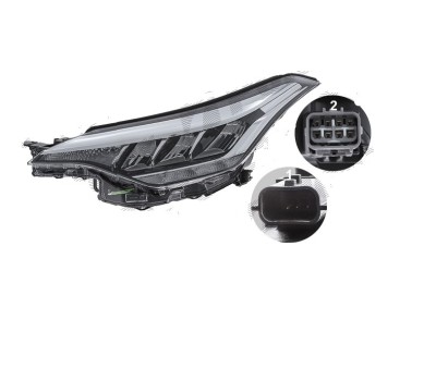 Far TOYOTA C-HR, 10.2019-12.2023, partea stanga, DEPO, cu LED daytime running light; LED+WY21W; electrical; cu motor; LED, foto