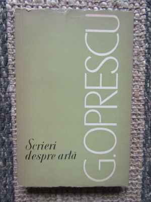 G. Oprescu - Scrieri despre arta foto
