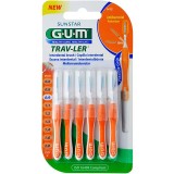 Set 6x Periute Interdentare, GUM, Trav-Ler, pentru Curatare in Profunzime, Tratate cu Clorhexidina,