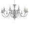 Candelabru, argintiu, 12 becuri x E14 - 2