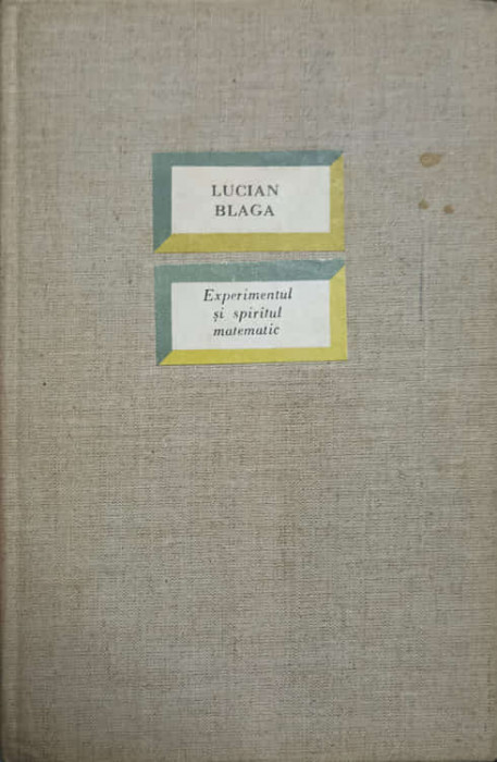 EXPERIMENTUL SI SPIRITUL MATEMATIC-LUCIAN BLAGA