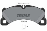 Set placute frana TEXTAR 2570101
