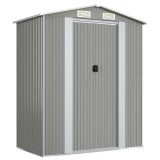 Cumpara ieftin Sopron de gradina, gri deschis, 192x1021x223 cm otel galvanizat