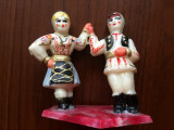 Figurina din plastic port popular model folclor epoca de aur anii 80 romania RSR