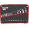 Set combinate flexibile cu clichet in husa textila, 12 bucati, 8-19 mm