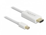 Cablu mini Displayport la HDMI Full HD T-T 3m Alb, Delock 83708