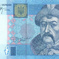 UCRAINA █ bancnota █ 5 Hrivna █ 2005 █ P-118b █ Stelmach █ UNC █ necirculata