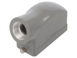 Carcasă pentru conectori HDC 16B pe cablu metal