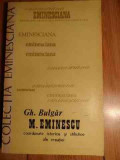 M. Eminescu Coordonate Istorice Si Stilistice Ale Creatiei - Gh. Bulgar ,528903