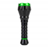 Cumpara ieftin Lanterna PNI Adventure F750 Green Light din aluminiu, LED 10W, 500 lm, pana la 850 m, IP44, acumulator 4000mAh inclus, incarcare prin USB Type-C, lumi