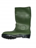 Cizme de protectie din pvc verde marime 42, Breckner