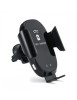Suport auto grila ventilatie + ventuza 10W cu incarcare wireless Qi Standard Fast Charge Type-C - CWCPH-D3