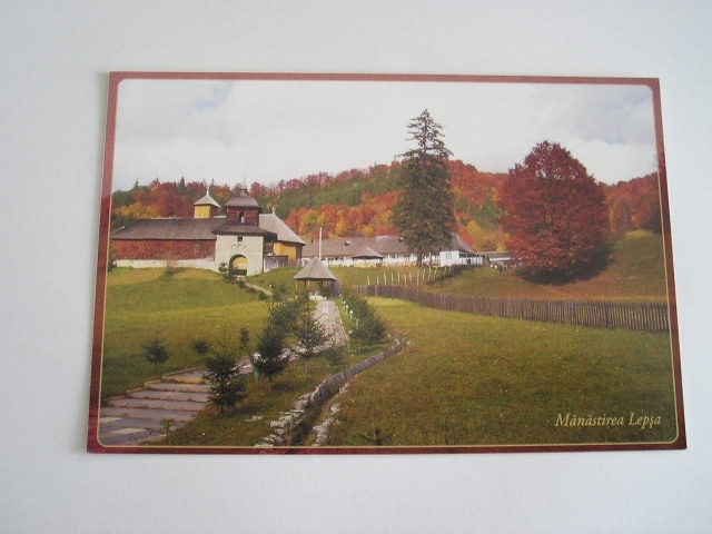 QW25 MS - Carte postala - tematica manastiri - vedere - Manastirea Lepsa 3