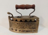 Fier de calcat rustic german din bronz masiv