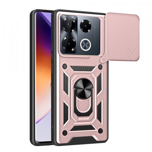 Husa pentru Infinix Note 40 Pro+, Techsuit, CamShield, Roz