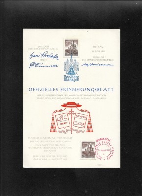 Austria FDC 1958 foto
