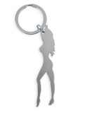 Diverty Sex - Breloc cu silueta feminina si deschizator de bere - Argintiu