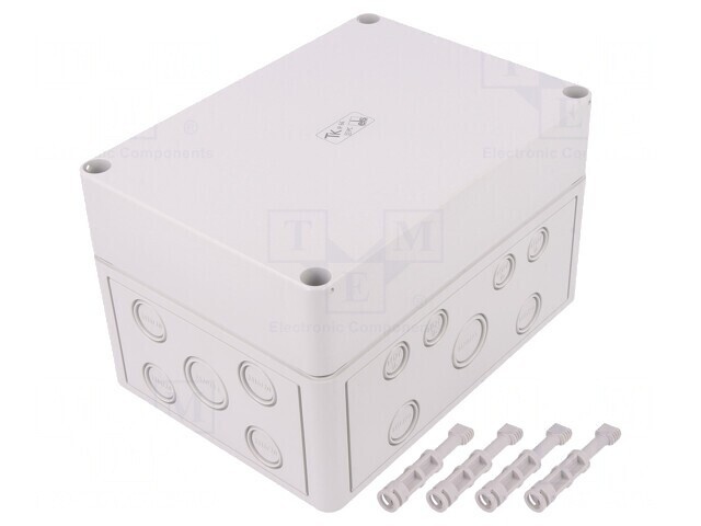 Carcasă Universală Gri IP66 130x180x111mm