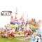 Set de constructie Castel mobil, 3 figurine, 721 piese