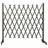 vidaXL Gard Zăbrele Extensibil Lemn Brad Gri 180x100cm Gradina Spalier Plante Cățărătoare