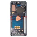 LCD+Touchscreen cu Rama Samsung Galaxy Note 20 / N980 GRAY ORIGINAL REFURBISHED