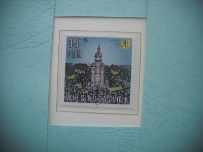 HOPCT TIMBRE MNH 1282 MANIFESTATII POPULARE ANTIREGI-1 VAL-1990-GERMANIA DDR/RDG foto
