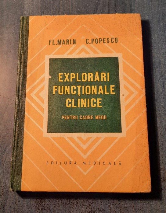 Exploatari functionale clinice pt cadre medii Fl. Marin C. Popescu