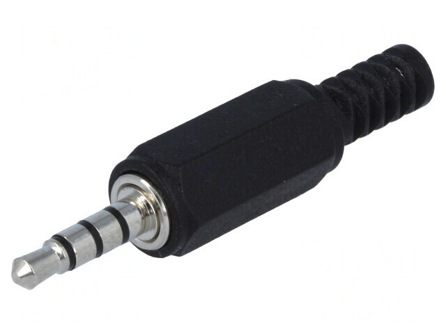 Mufă Jack 2,5mm Tată Stereo cu Manșon 4 Piste Drept