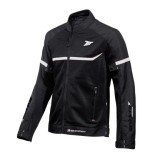 Cumpara ieftin Geaca (jacheta) barbati pentru scuter - motocicleta Racing vara Seventy model SD-JR30.1 Mojave culoare: negru/alb Negru/alb XXXL
