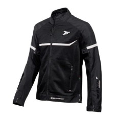 Geaca (jacheta) barbati pentru scuter - motocicleta Racing vara Seventy model SD-JR30.1 Mojave culoare: negru/alb Negru/alb XXL