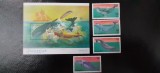 Somalia-Fauna,fauna marina ,balen ,casaloti-serie completa si colita,nestampilate MNH (C1), Nestampilat