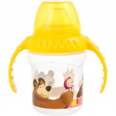 Cana cu maner 4 luni First Sips Masha and The Bear Lulabi 8053400