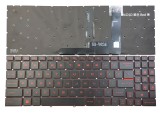 Tastatura Laptop Gaming, MSI, Crosshair 15 R6E, B12UEZ, B12UGZ, iluminata, rosie, layout US