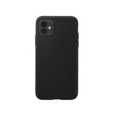 Husa TPU OEM Pure Silicone MP pentru Apple iPhone 11, Neagra