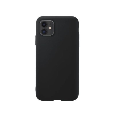 Husa TPU OEM Pure Silicone MP pentru Apple iPhone 11, Neagra foto