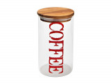 Recipient cu capac pentru cafea, Coffee Jar, Brandani, &Oslash;10x17 cm, sticla