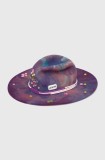 LE SH KA headwear palarie de lana Palm Springs culoarea violet, de lana