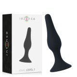 Intense Anal Toys-Anal Level 1 10.5cm Negru-Silicon