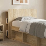 vidaXL Tablă de pat cu sertar Stejar Sonoma Lemn prelucrat 8001194