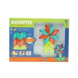 Joc educativ de construcție magnetic eMazing - 26 piese, potrivit pentru copii de peste 3 ani, &icirc;n culori diverse