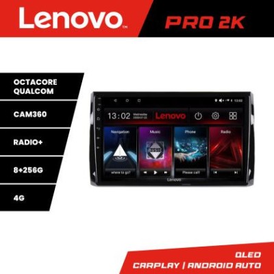 Navigatie Skoda Kodiaq Lenovo Kit-KODIAQ 8 core QLED 2K 8+256 360 Android Waze USB Navigatie Internet Youtube Radio CarStore Technology foto