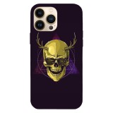 Husa compatibila cu Apple iPhone 13 Pro Max model Hipster skull art, Silicon, TPU, Viceversa