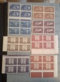Romania MNH 1958 - Centenarul marcii postale romanesti (dantelat - rar) - LP 463 X4, Nestampilat