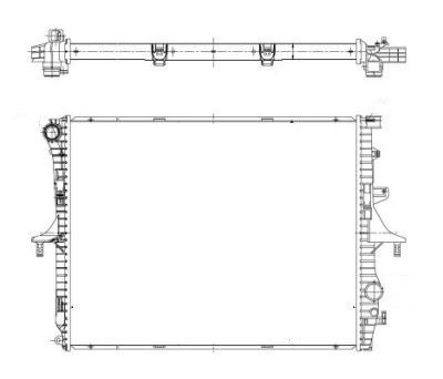 Radiator racire motor Audi Q7 (4l); Porsche Cayenne (9pa, 955); Vw Touareg (7L) foto