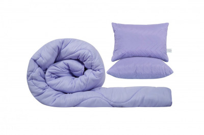 Set SomnART gama Coral, Pilota 200x220 cm si 2 perne 50x70 cm Lavander Relax KipRoom foto