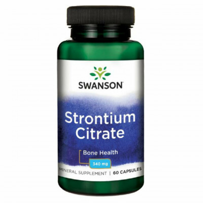 Strontium Citrate 340mg Swanson 60cps foto