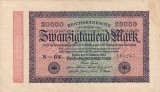 GERMANIA 20.000 marci 1923 VF+!!!