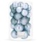 Set globuri de Craciun, 30 bucati, 3 modele, 4/5/6cm, albastru deschis Household NewTrend