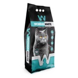 Asternut pentru pisici Wonder White, 10kg, aroma Sapun de Marsilia