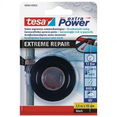 Tesa Extreme Repair Tape, auto-vulcanizantă, adezivă, 19 mm, L-2,5 m